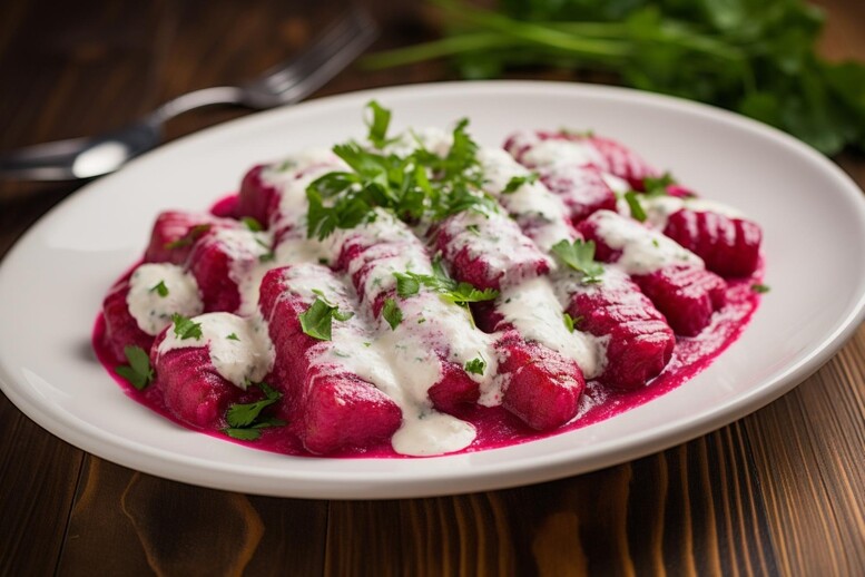 Kopytka buraczane – z czym jeść? Przepis