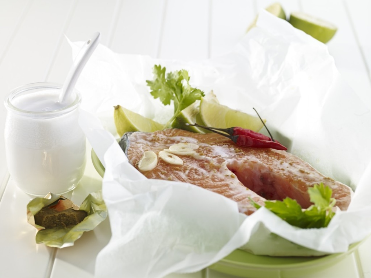 Pyszny łosoś w wersji orientalnej.