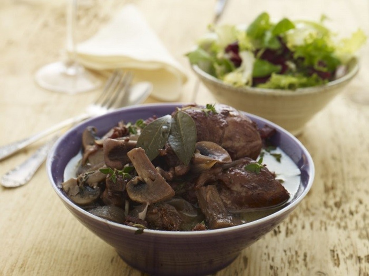 Francuskie smakołyki, czyli kurczak w winie