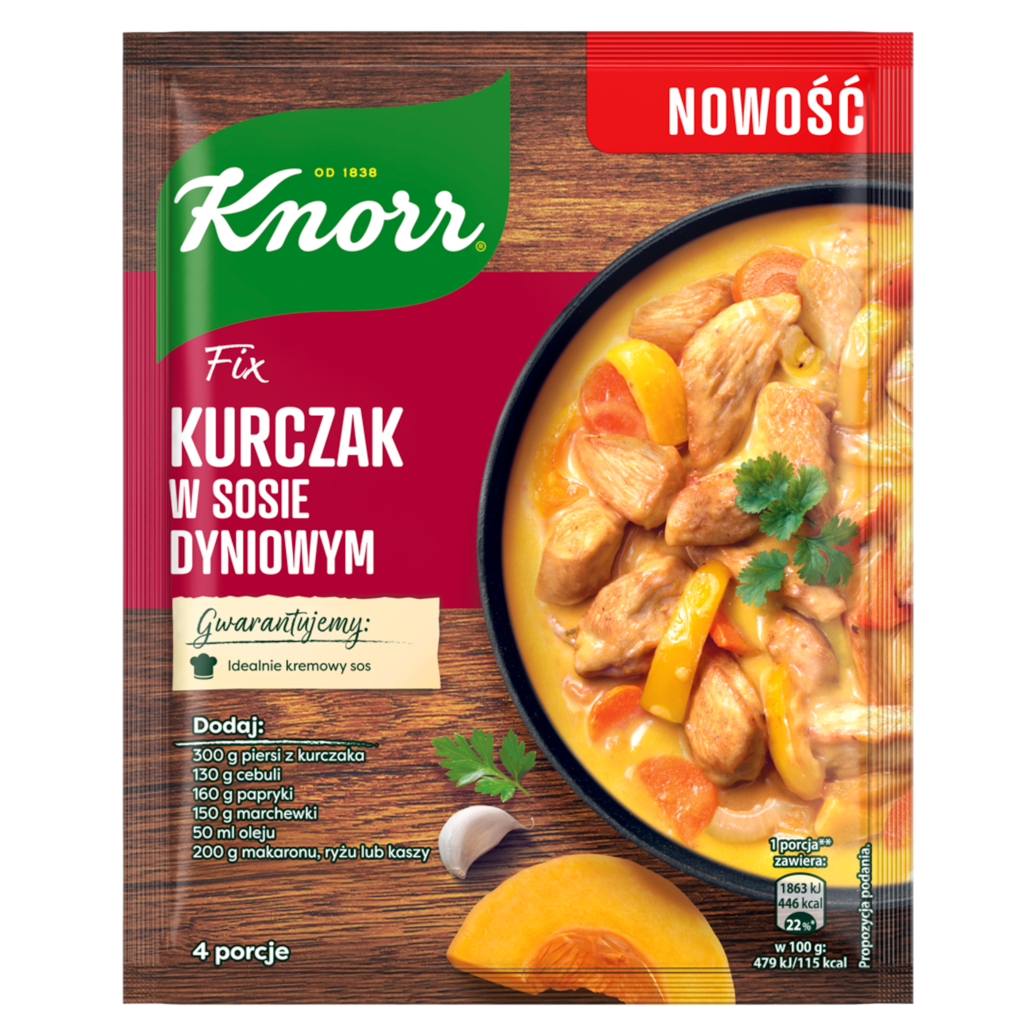 Knorr Fix Kurczak w Sosie Dyniowym