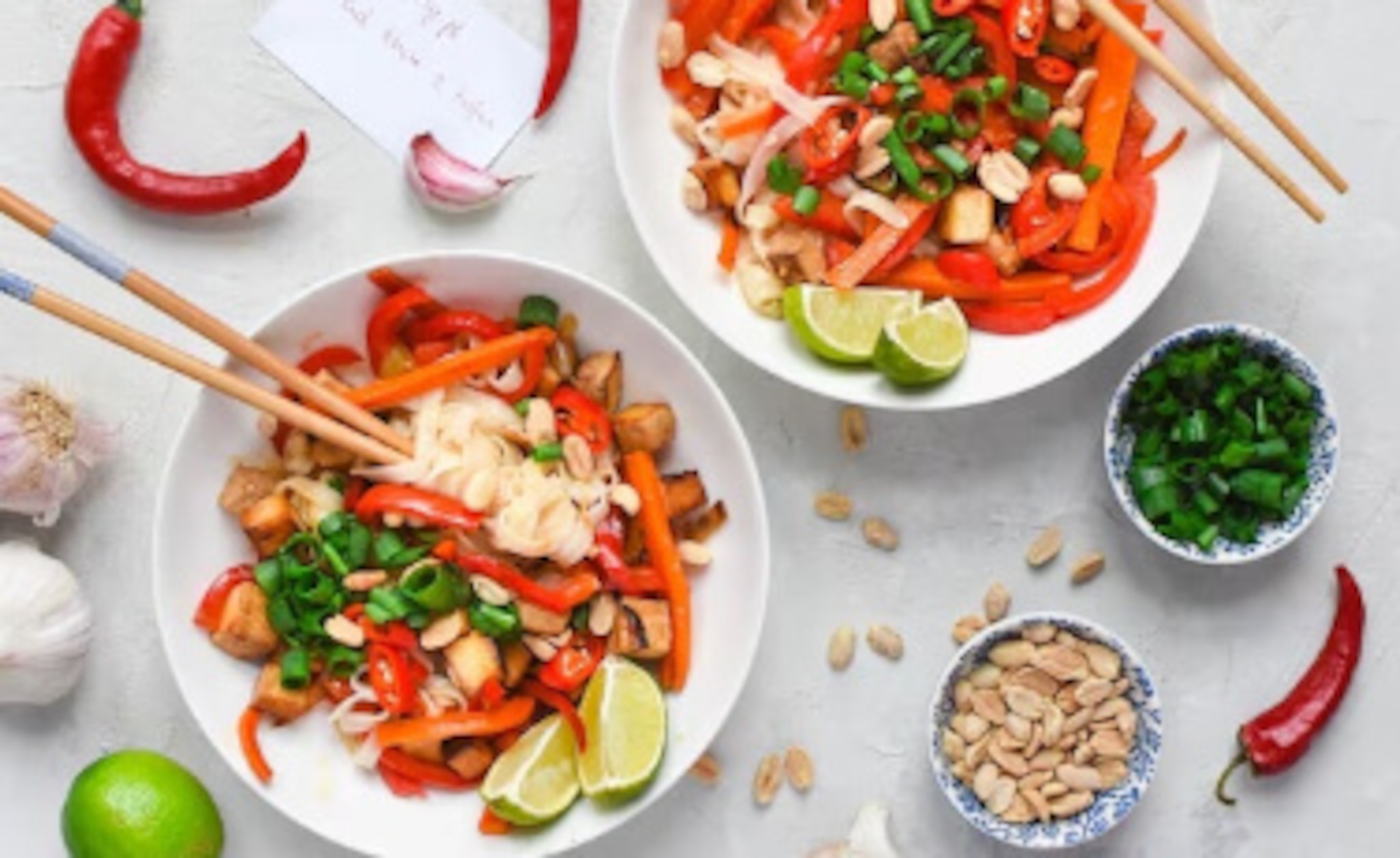 Pad thai z tofu