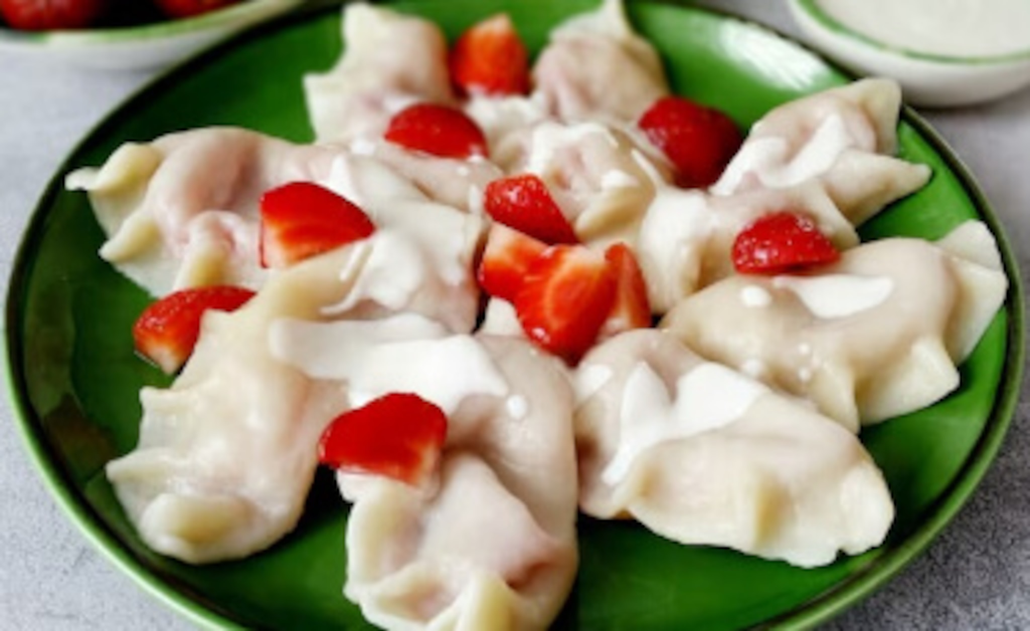 Pierogi z truskawkami