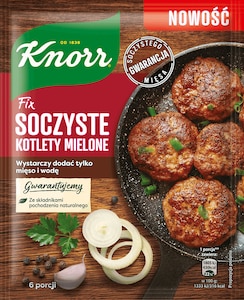 Fix Soczyste Kotlety Mielone Knorr