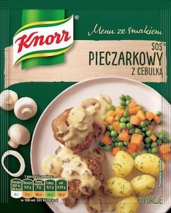 Menu ze Smakiem Sos pieczarkowy z cebulką Knorr
