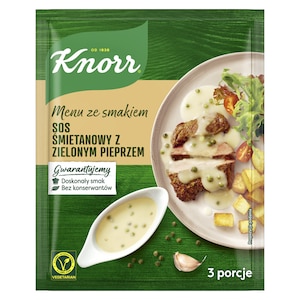 Menu ze Smakiem Sos śmietanowy z zielonym pieprzem Knorr