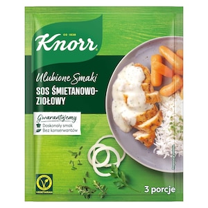 Ulubione smaki Sos śmietanowo-ziołowy Knorr
