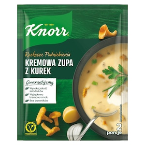 Kremowa zupa z kurek ze szczypiorkiem Knorr