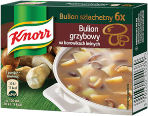 Bulion grzybowy na borowikach leśnych Knorr