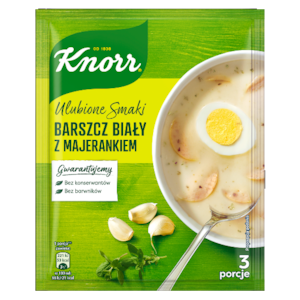 Barszcz Biały z Majerankiem Ulubione Smaki  Knorr