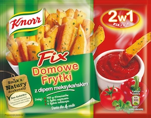 Fix Domowe frytki z dipem meksykańskim Knorr