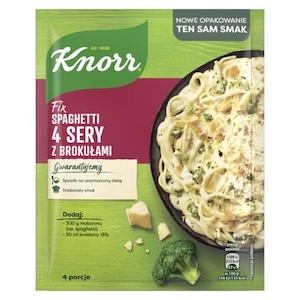 Fix Spaghetti 4 sery z brokułami Knorr