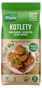 Kotlety z kaszy bulgur Knorr