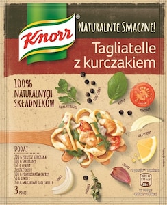 Naturalnie smaczne Tagliatelle z kurczakiem Knorr