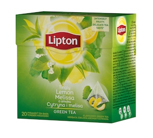 Herbata Zielona Lipton o smaku Cytryna i Melisa