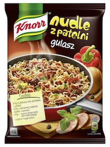 Nudle z patelni gulasz Knorr