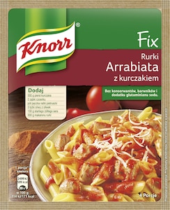 Fix Rurki Arrabiata z kurczakiem Knorr