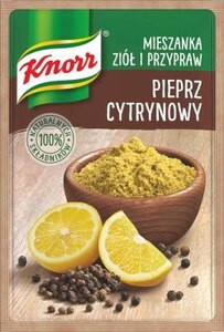 Mieszanka ziół i przypraw Pieprz cytrynowy Knorr