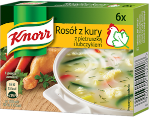 Rosół z kury z pietruszką i lubczykiem Knorr