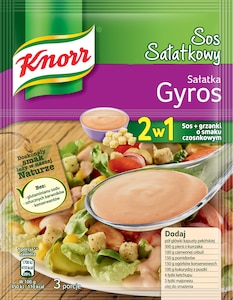 Sos sałatkowy 2w1 Sałatka Gyros Knorr