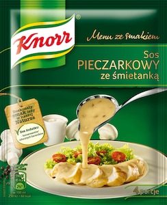 Sos pieczarkowy ze śmietanką Knorr