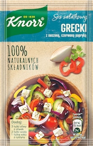 Sos sałatkowy Grecki z suszoną czerwoną papryką Knorr