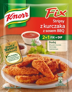 Fix Stripsy z kurczaka z sosem BBQ Knorr