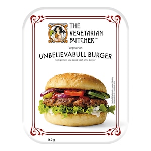 Unbelievabull burger The Vegetarian Butcher