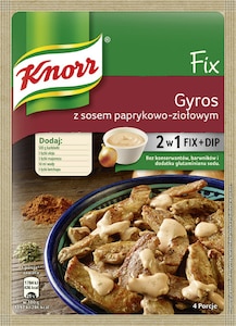 Fix Gyros z sosem paprykowo-ziołowym Knorr
