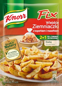 Fix Wiejskie ziemniaczki z koperkiem i masełkiem Knorr
