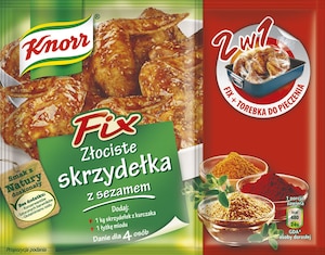 Fix Złociste skrzydełka z sezamem Knorr