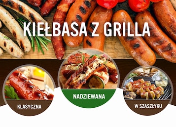 Kiełbasa z grilla - Infografika