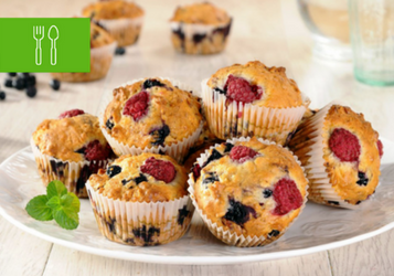 13 mocno owocowych muffinów