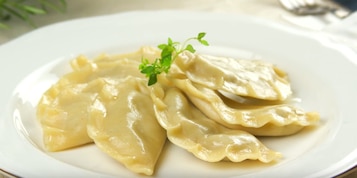 Pierogi z kapustą i grzybami