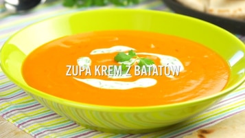 Zupa krem z batatów - VIDEO