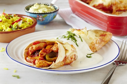 Przepis na Enchiladas z kurczakiem Enchiladas z kurczakiem