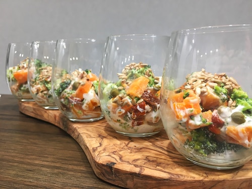 Przepis na Wegańska sałatka z batatem Wegańska sałatka z batatem