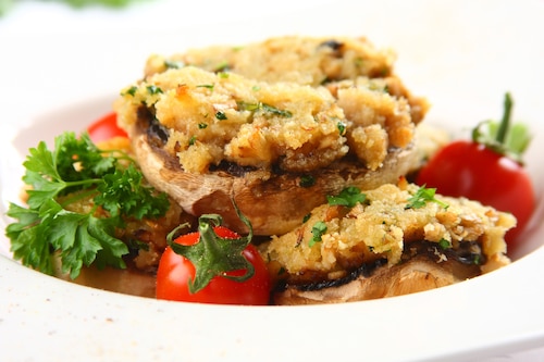 Pieczarki nadziewane