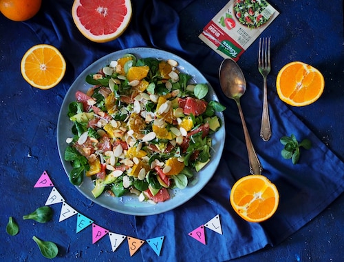 Przepis na Sycylijska sałatka z pomarańczami Sycylijska sałatka z pomarańczami