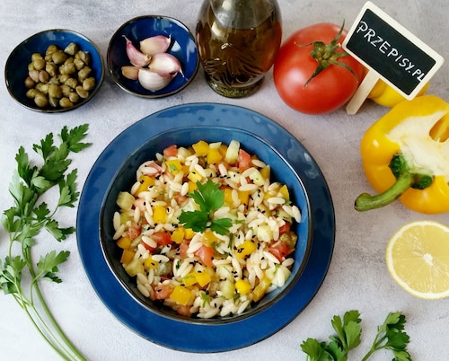 Wyśmienita sałatka z makaronem