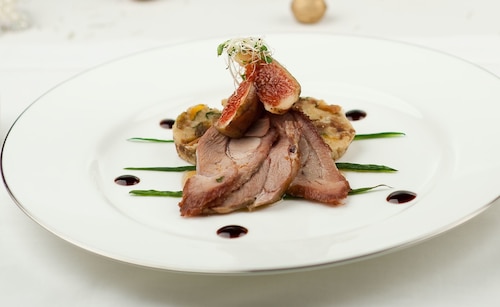 Indyk pieczony z farszem