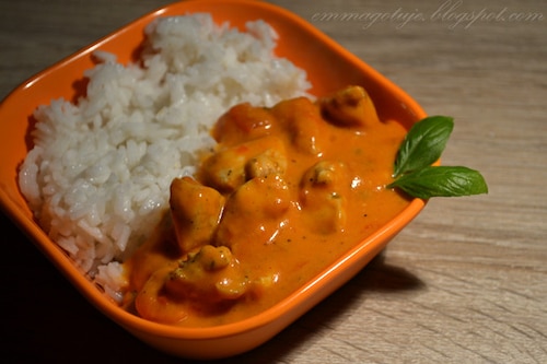 Curry z kurczaka z mleczkiem kokosowym