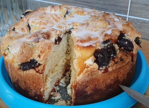 Placek drożdżowy ze śliwkami