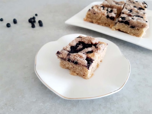 Ciasto ucierane z jagodami