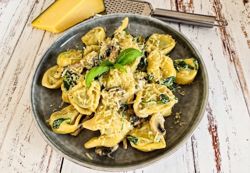 Tortellini w sosie dyniowym