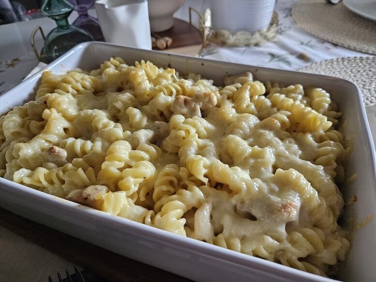 Zapiekanka Mac'n Cheese z kurczakiem