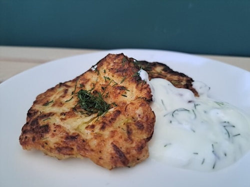 Placuszki z cukinią i kurczakiem