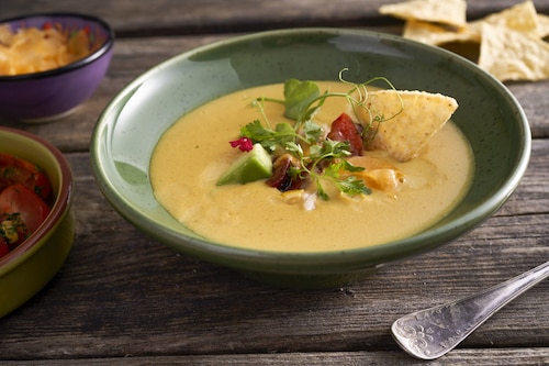 Meksykańska zupa chowder z kukurydzy