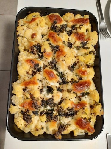 Zapiekanka z kalafiorem