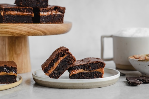 Przepis na Brownie krówkowo-czekoladowe Brownie krówkowo-czekoladowe