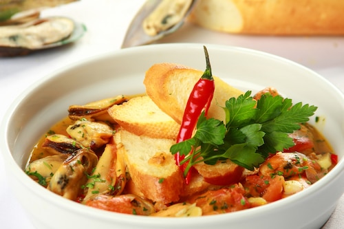 Przepis na Crostini z małżami  Crostini z małżami
